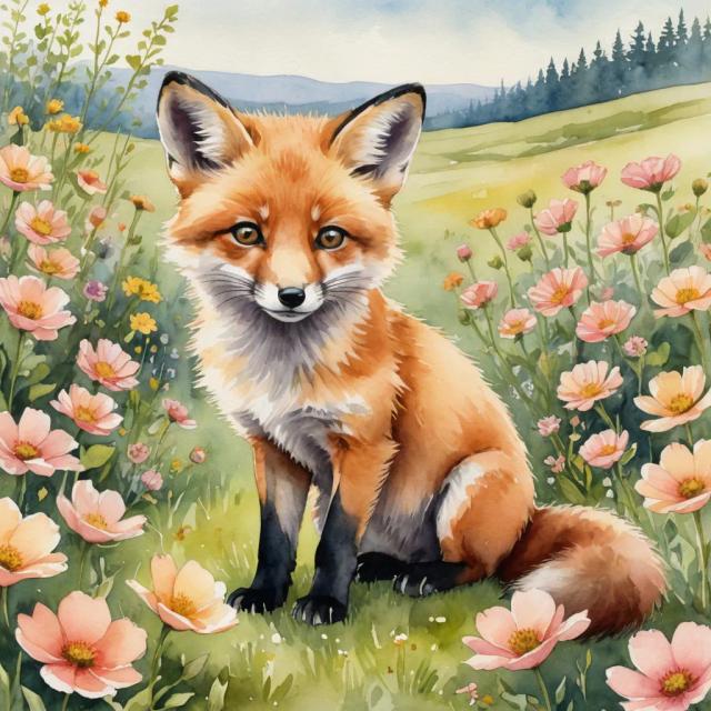 cute-watercolor-art template 1