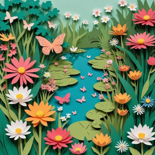 papercut-art template 3