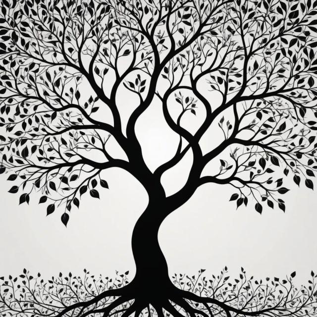 vector-black-white template 3